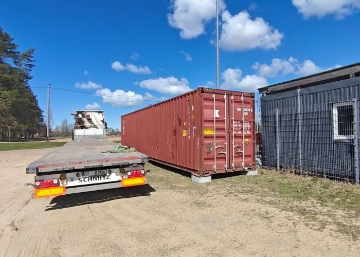 Konteineru piegāde visā Latvijā